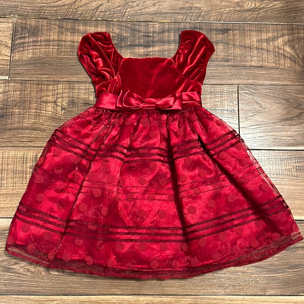 Sweet Heart Rose Red Holiday Dress Size 3